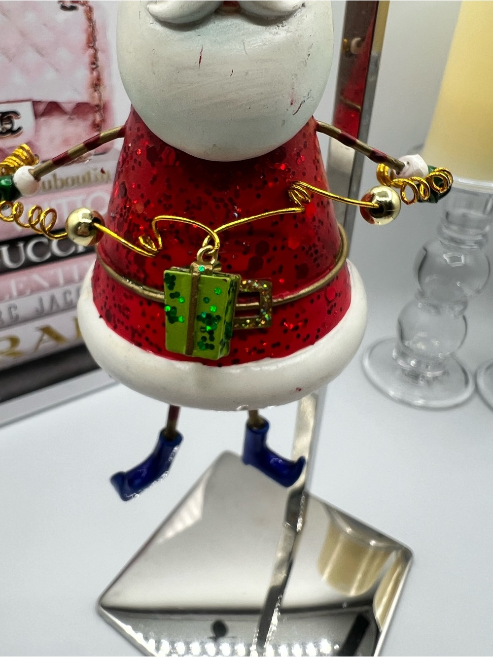 Department 59 Vintage Red Santa Hanging Ornament - Picture 4 of 11
